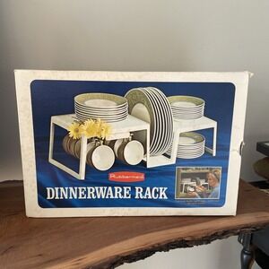 Rubbermaid Dinnerware Rack Vintage 1969 Made In Canada New In box